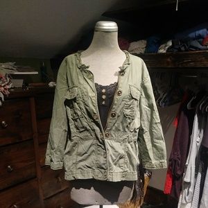 Army green cargo jacket😍😮